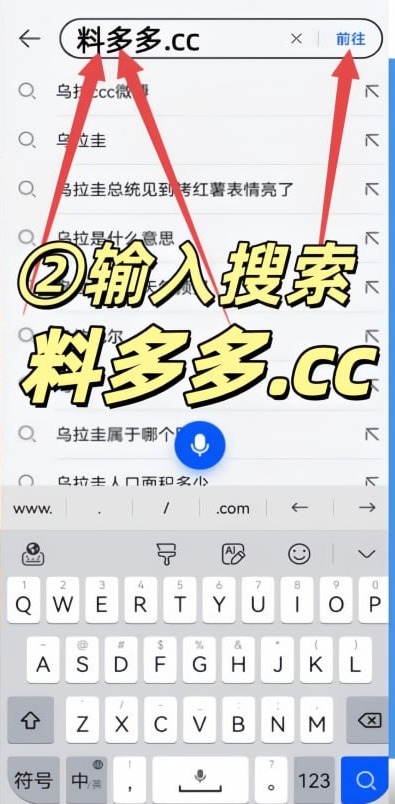 输入料多多网址